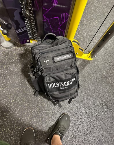 Customer photo review of HolStrength 45L Tactical Backpack