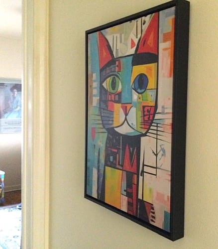 Customer photo review of The Picasso Cat