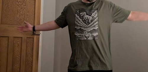 Customer photo review of Remember Your Ancestors T-Shirt