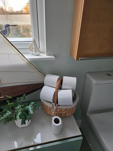 Customer photo review of Recycled 3 Ply Toilet Paper