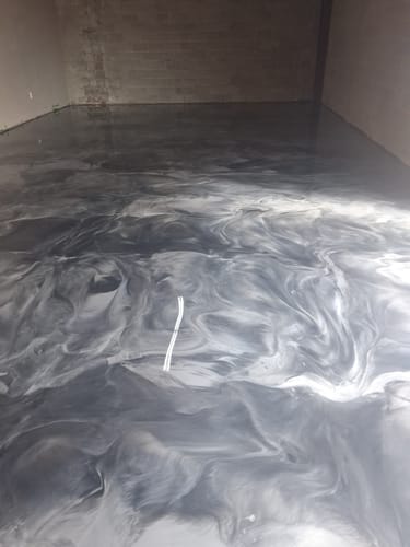 Customer photo review of Metallic Floor Pigments - Torginol