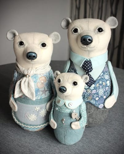 Customer photo review of Bearbushkas Set of 3 PDF Pattern