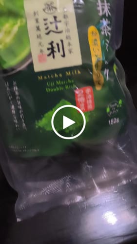 Customer video review of Tsujiri Matcha Milk Uji Matcha Double Rich 150g
