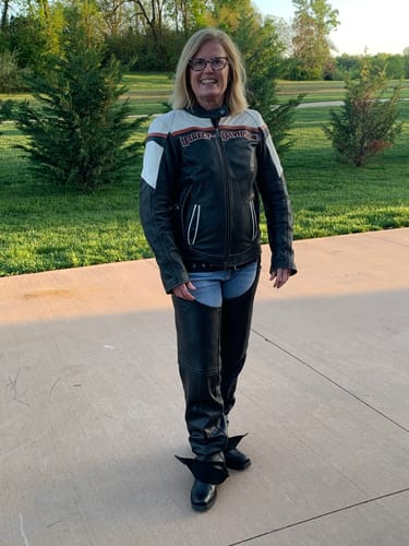 Customer photo review of Milwaukee Leather Chaps for Men's Black Naked Soft Leather Fully Lined - Front Coin Pocket Motorcycle Chap - ML1115