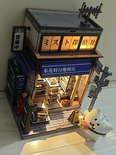 Customer photo review of Beika-cho Convenience Store DIY Miniature House
