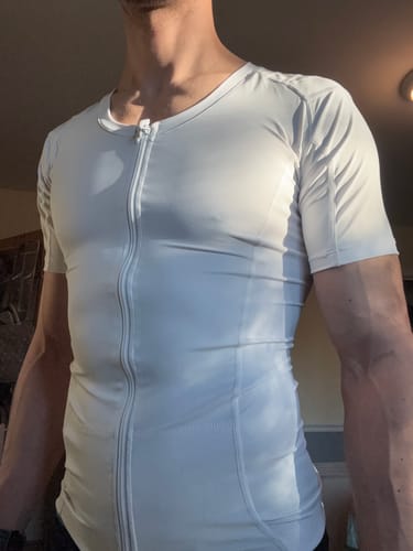 Customer photo review of Posture Shirt For Men - Zipper
