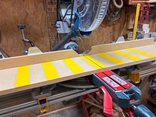 Customer photo review of Bosch Axial Glide Miter Saw Dust Chute (Gen II)