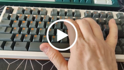 Customer video review of HMX HYDRA TACTILE SWITCH FACTORY LUBED EDITION (10PCS)