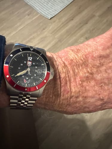 Customer photo review of Luminox X VA 'Minuteman' Dress Watch