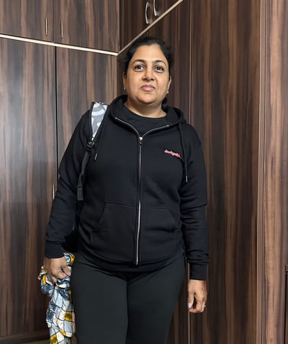 Customer photo review of Unisex Zip Hoodie
