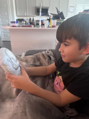 Customer photo review of Birth Pillow Watercolor One