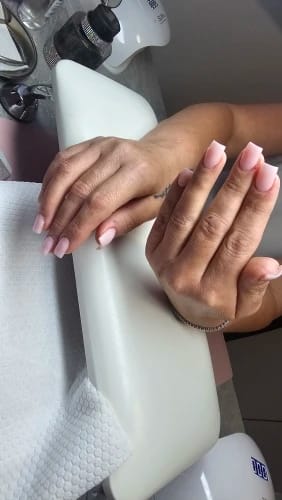 Customer photo review of Poly Nail Gel Extension Kit - 6 Colours