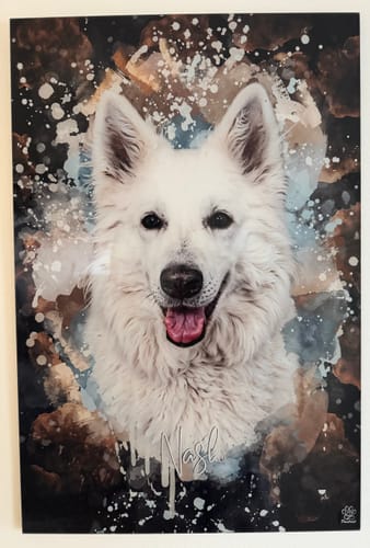 Customer photo review of Aquarell Pawtrait