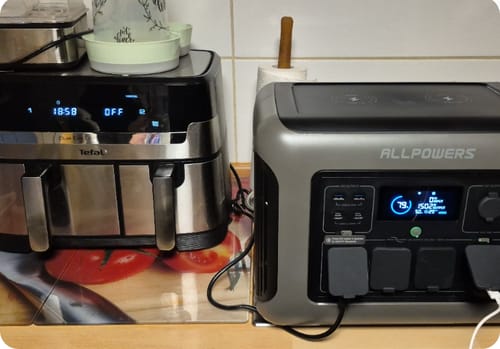Customer photo review of ALLPOWERS R1500 Mit 200W Solarpanel | 1800W Solargenerator