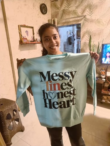 Customer photo review of Womens Sweatshirt