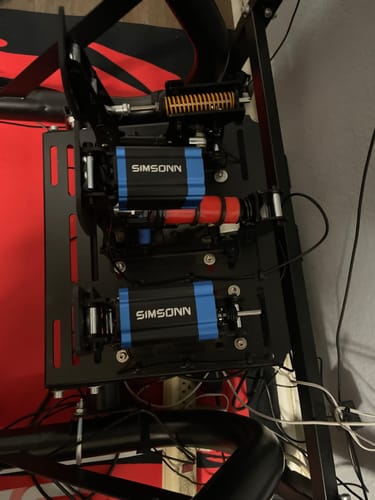 Customer photo review of Simsonn VAM Pro Linear Motor - the Pedals Haptic Reactor for Vibration Feedback