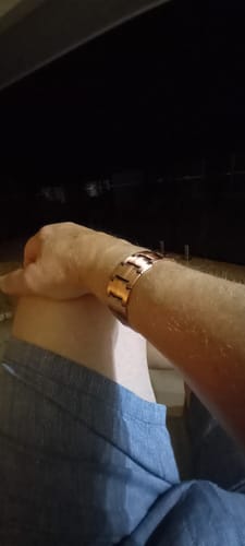 Customer photo review of Strongest Copper Magnetic Bracelet For Men - Newest Design