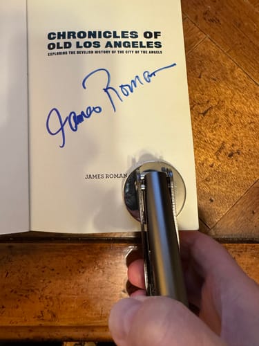 Customer photo review of My Book Embosser – Custom Book Embosser