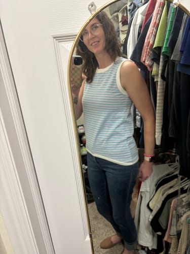 Customer photo review of Blush Tide Tall Tank