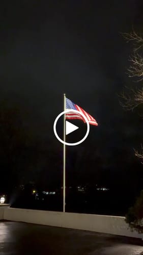 Customer video review of 5' x 8' American Flag