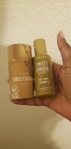 Customer photo review of Sweet Ginger Vapor Rub