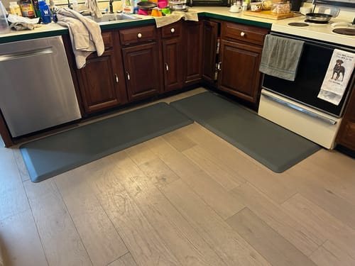 Customer photo review of Original 5' X 2' - Gray