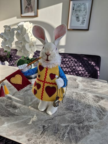 Customer photo review of White Rabbit PDF Pattern Approx 41 cm Standing