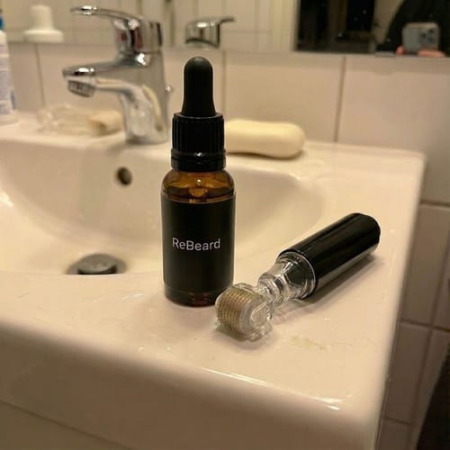 Customer photo review of ReBeard רולר לצמיחת זקן