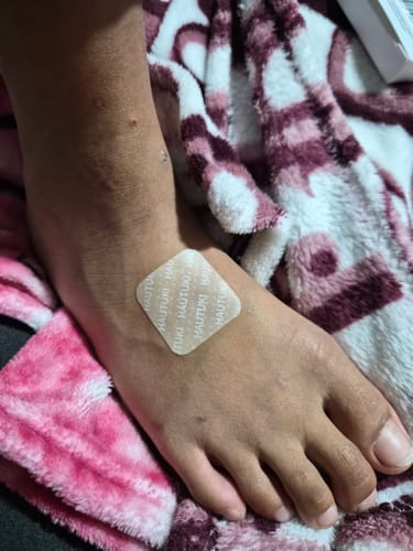 Customer photo review of HAUTUKI Growth Support Patch - 1 Month Supply (1Box)