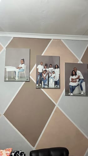 Customer photo review of 3 x A2 Canvas Combo