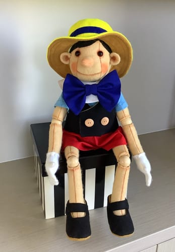 Customer photo review of Pinocchio PDF Pattern Approx 32cm Seated