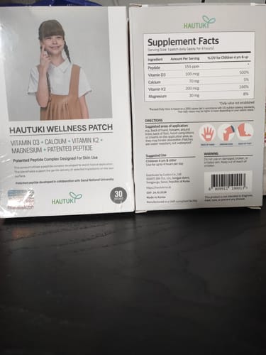 Customer photo review of HAUTUKI Growth Support Patch - 10 Month Supply (10Box) 50% OFF