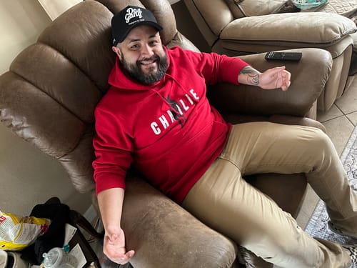 Customer photo review of Air Charlie Hoodie