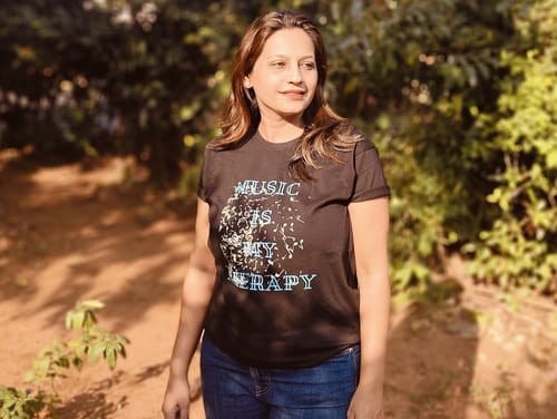 Customer photo review of Music is My therapy - Unisex