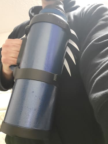 Customer photo review of 4L Titan Bottle (135 oz)