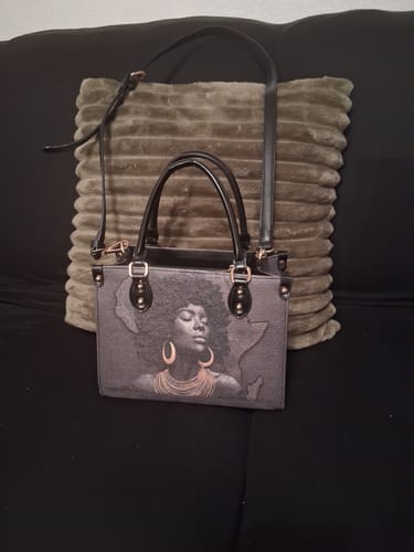 Customer photo review of Back To Africa Premium Leather Handbag QR0TD155