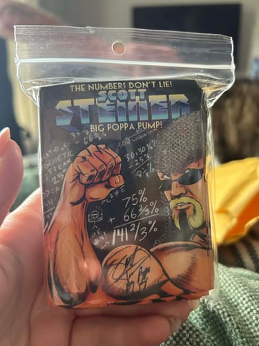 Customer photo review of Custom Card Sleeves