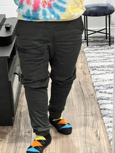 Customer photo review of MEN'S LEFTOUT MOTO JOGGERS