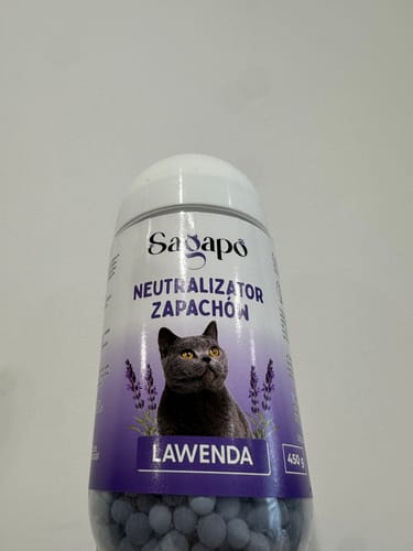 Customer photo review of SAGAPO Neutralizator zapachów do kuwety dla kota Lawenda 450 g