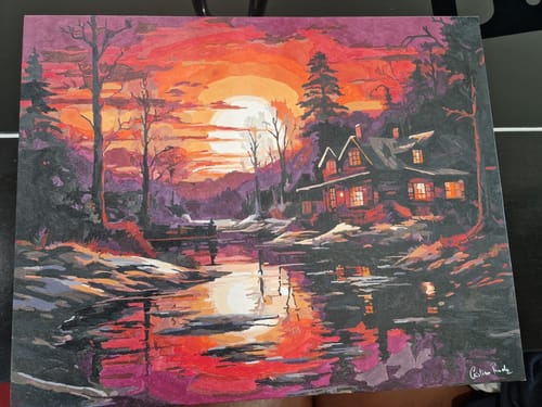 Customer photo review of Sunset Cabin Lakes