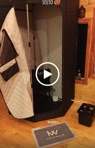 Customer video review of Sauna Portátil 2.0