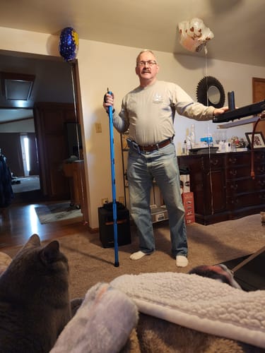 Customer photo review of TACTICAL HIKING STICK - 15-IN-1 SURVIVAL OUTDOOR TOOL