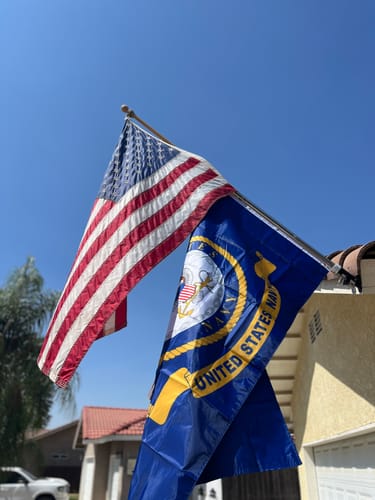 Customer photo review of 3' x 5' American Flag