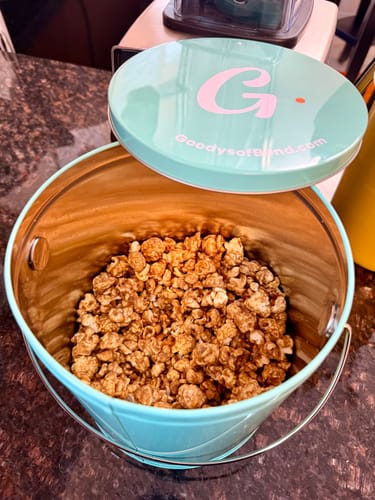 Customer photo review of Small Popcorn Tin