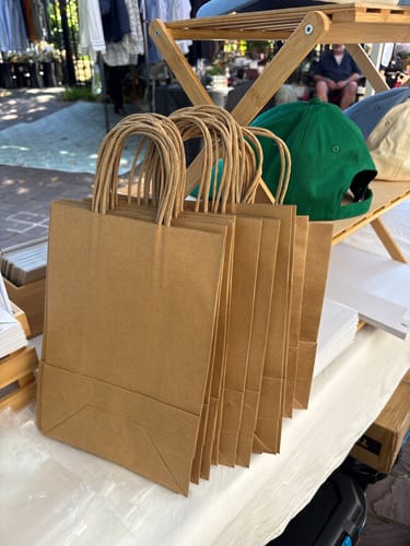 Customer photo review of Brown Kraft Paper Bag - Junior
