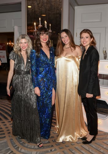 Customer photo review of Jac Sequin Gown by Narces - RENTAL