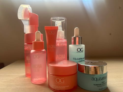 Customer photo review of SERUM CON ÁCIDO HIALURÓNICO