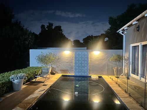 Customer photo review of Solar Wall Light with Motion Sensor