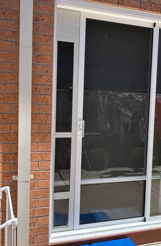 Customer photo review of Patio Pet Door Insert