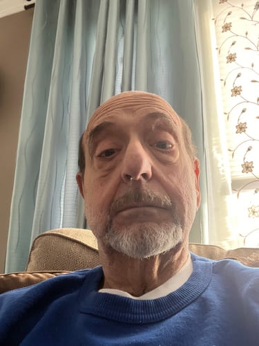 A selfie of the customer who left a review.